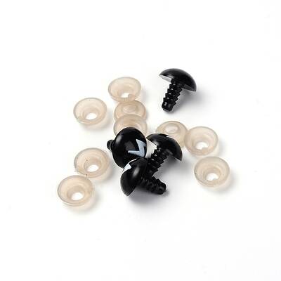 Plastic Doll Eyes with Washers