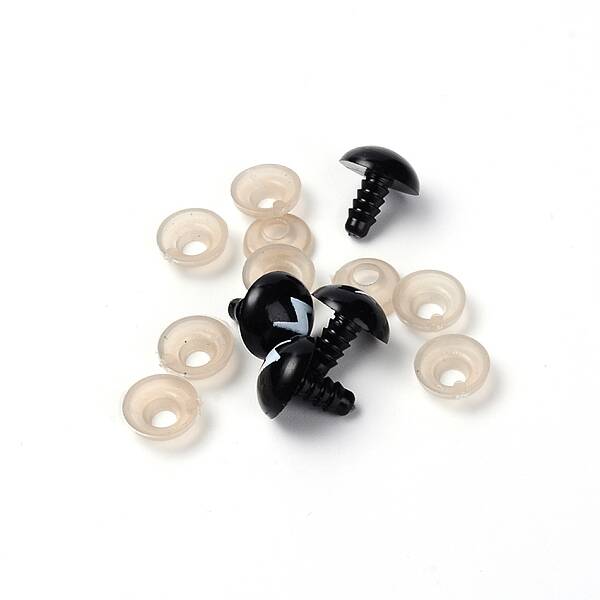 Plastic Doll Eyes with Washers