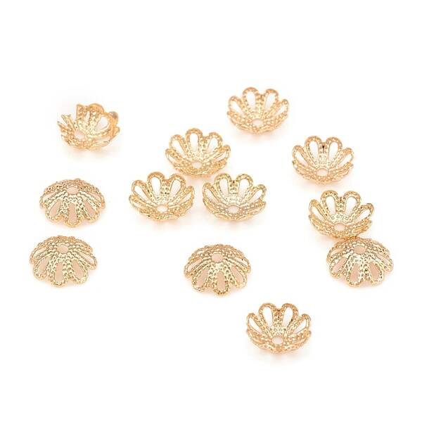 Brass Fancy Bead Caps
