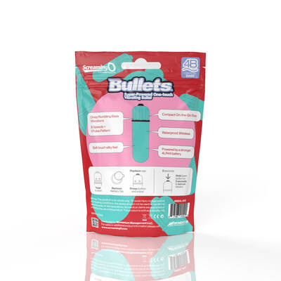Screaming O 4b - Bullet - Super Powered One Touch Vibrating Bullet - Kiwi