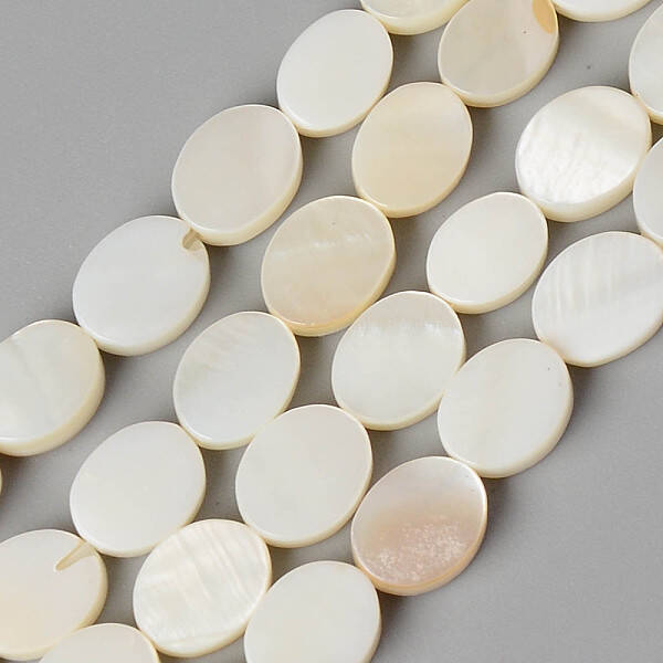 Natural Freshwater Shell Beads Strands