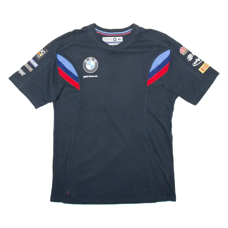 BMW MOTORRAD Mens T-Shirt Blue L