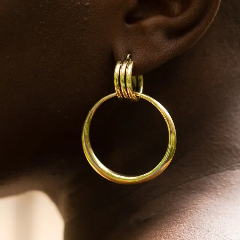 Amani Hoop Set | Material: Silver