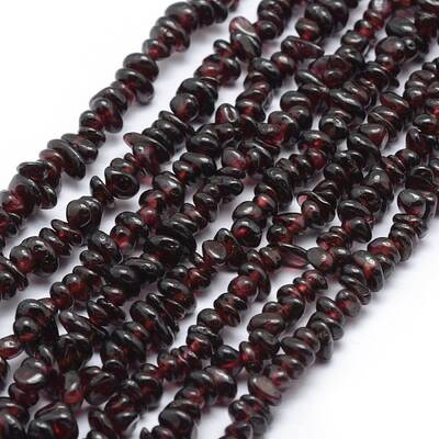 Natural Garnet Beads Strands