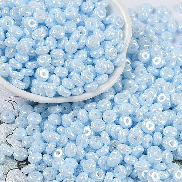 Opaque Colours Luster Glass Seed Beads