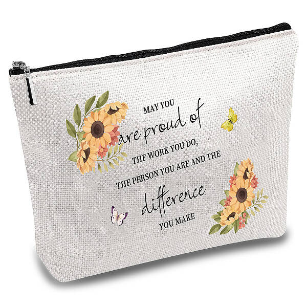 Teachers' Day Polycotton Custom Canvas Storage Bags