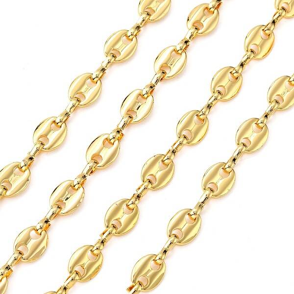 3.28 Feet Brass Coffee Bean Chains