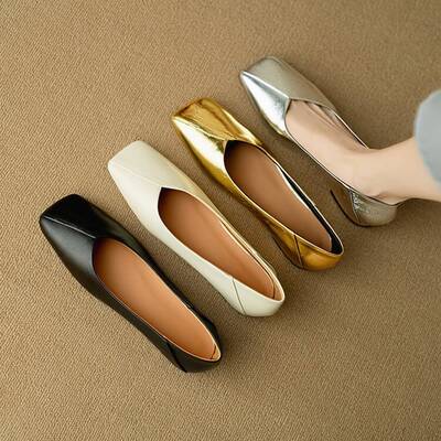 CHIKO Amanda Square Toe Block Heels Pumps Shoes