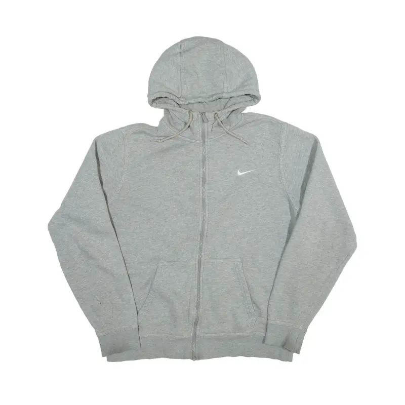 NIKE Hoodie Grey Full Zip Mens L