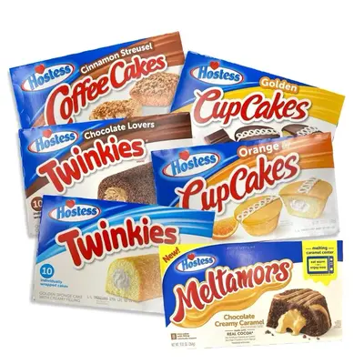 Hostess Snack Cake and Cupcake Variety Pack | 54 Cakes (Chocolate, Original Twinkies, Golden & Orange Cupcakes, Coffee cakes ...