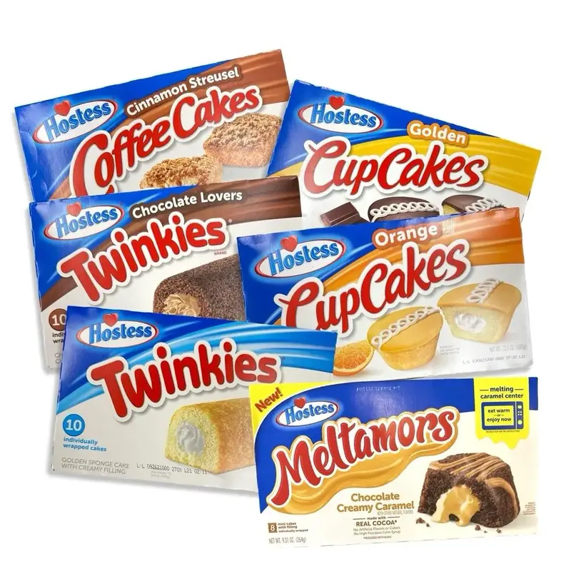 Hostess Snack Cake and Cupcake Variety Pack | 54 Cakes (Chocolate, Original Twinkies, Golden & Orange Cupcakes, Coffee cakes ...