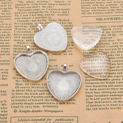 Tibetan Style Pendant Cabochons Settings