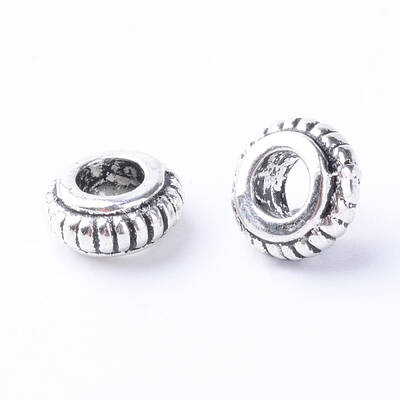 Tibetan Style Alloy Spacer Beads