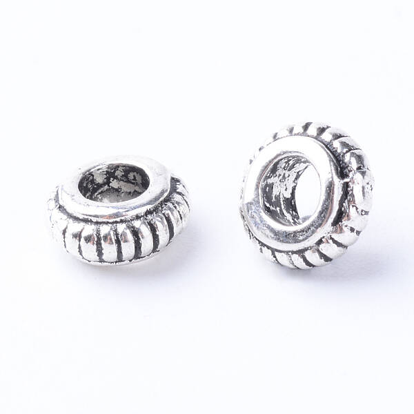 Tibetan Style Alloy Spacer Beads