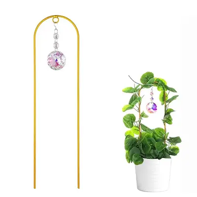 Metallic Plant Climbing Frame, 1 Set Indoor Flower Pot Vine Trellis Holder, Iron Plants Climbing Support Stake, Plant Care &...