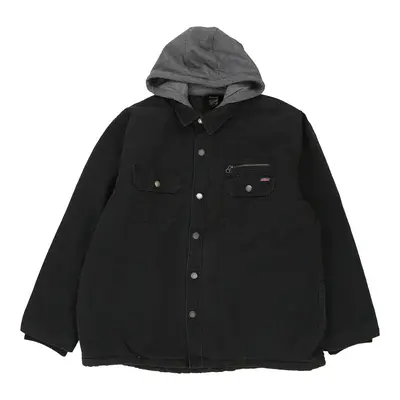 Dickies Tall Jacket - 2XL Black Cotton