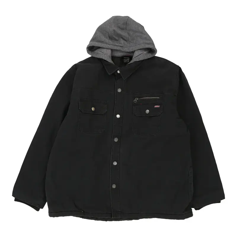 Dickies Tall Jacket - 2XL Black Cotton