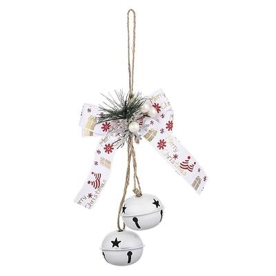 Christmas Theme Cloth Bowknot Pendant Decorations