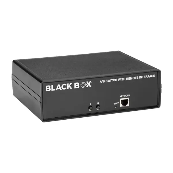 Black Box SW1041A | 3 x Ports 1000Base-T + 1 x Port 10Base-T Remote Controlled Ethernet CAT6 A/B Switch