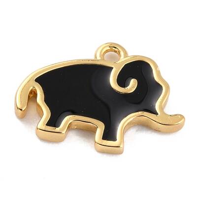 Golden Brass Enamel Pendants