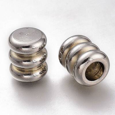 Tarnish Resistant 304 Stainless Steel Cord End Caps