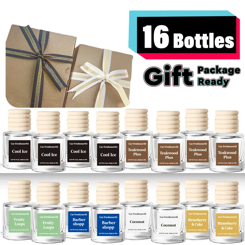 16 Combo Pack Pick Scent Car Air Freshener Hanging Car Diffuser Made in USA Last for Long Time car accessories