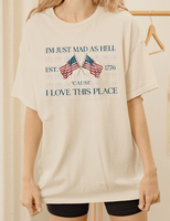 I'm Just Mad As He.ll Cause I Love This Place (Love ver) - So Long, London 4th Of July Shirt, Patriotic Shirt, Fourth Of July...
