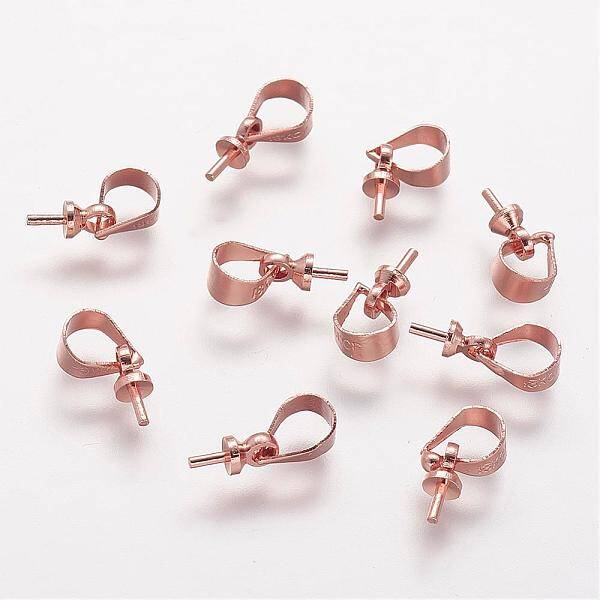 Rack Plating Brass Peg Bails Pendants