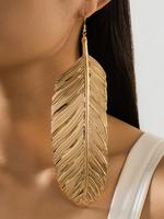 Fashion Feather Design Dangle Earrings, Elegant Jewelry for Party, Daily Clothing Decor, Trendy All-match & Exquisite Jewelry...