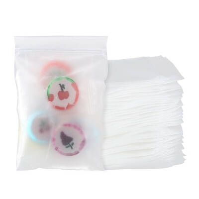 Frosted Plastic Zip Lock Bags