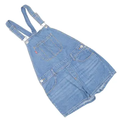 LEVI'S Shortall Girls Dungarees Blue Relaxed Denim S W26 L2