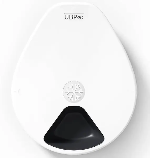 UBPet Automatic Cat Feeder for Wet & Dry Food, Temperature Regulation 3 Cooling Modes, 24-Hour Freshness, Timed Feeding for C...