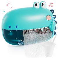 Dinosaur Bubble Machine For Kids, Dinos Bath Bubble Maker, Tub Automatic Bubble Machine, New Upgrades Bath Toy with 12 Music ...