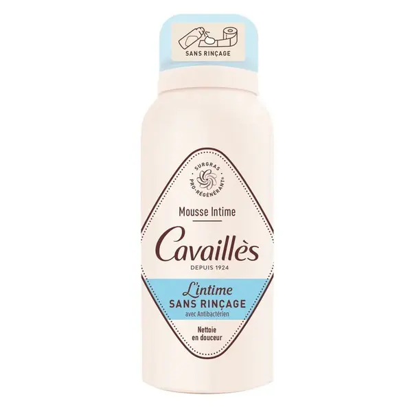 Cavaillès Antibacterial Leave-In Foam Underwear 100ml