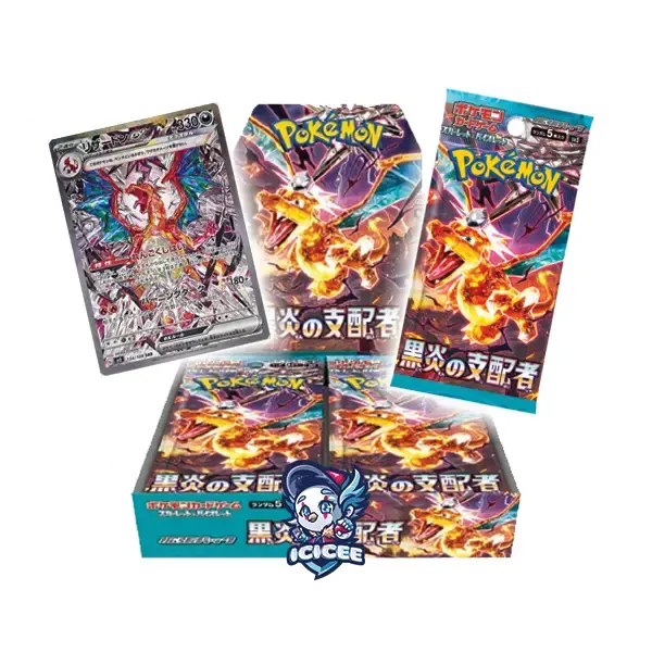 Pokemon TCG: Ruler of the Black Flame Pack/ Booster Box (Japanese)
