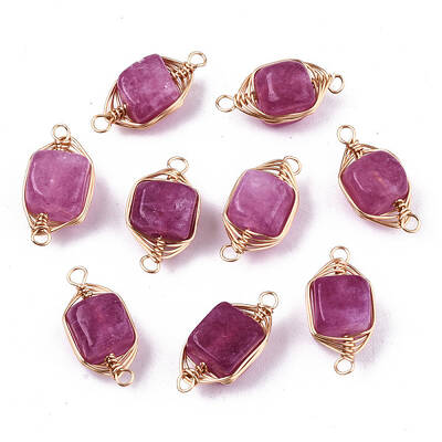 Natural Agate Links Connectors