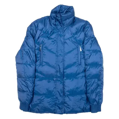 JUST CAVALLI Insulated Puffer Jacket Blue Womens M