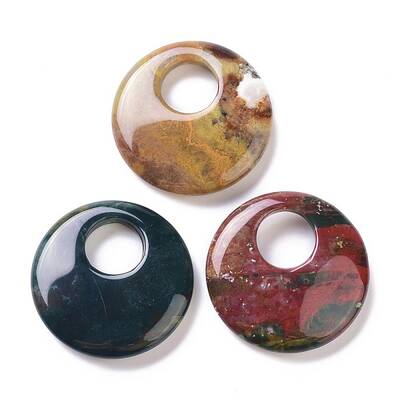 Natural Indian Agate Pendants