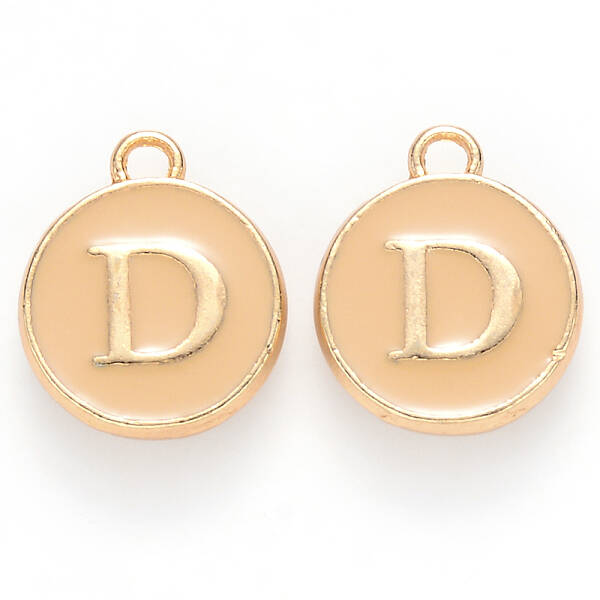 Golden Plated Alloy Enamel Charms