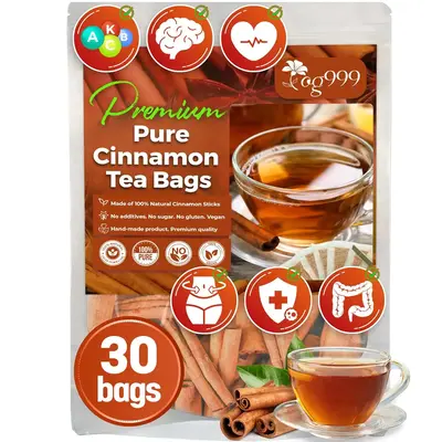 Special Cinnamon Tea, 100% Natural & Pure Cinnamon. Cinnamon Herbal Tea. Cinnamon Stick Herbal Spice Beverage
