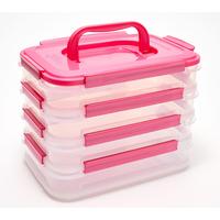 LocknLock Set of 4 Interchangeable Rectangles w/ (1) Handle Lid