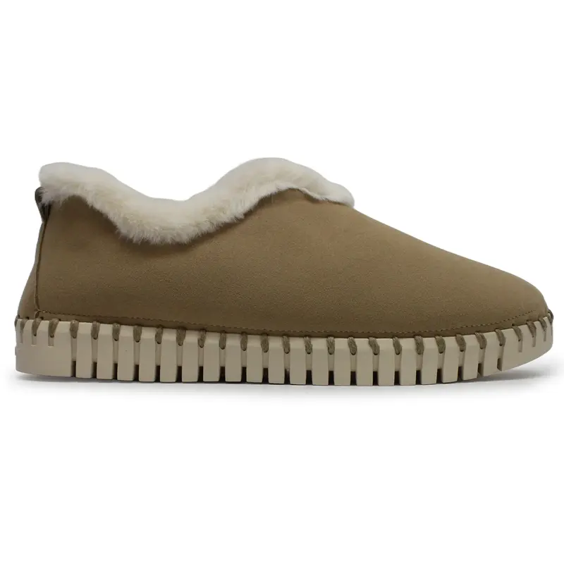 Ilse Jacobsen Tulip 3050 Textile Women's Slip On Shoes - Latte - Size:US 11 Women