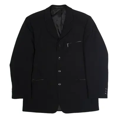 MANHATTAN CLUB Mens Blazer Jacket Black XL