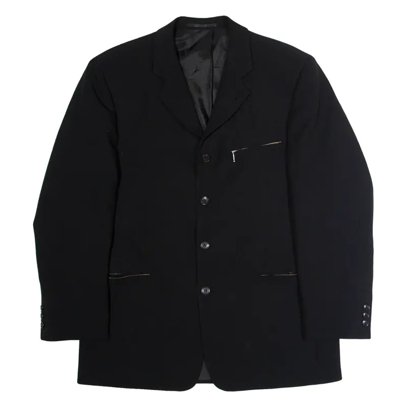 MANHATTAN CLUB Mens Blazer Jacket Black XL