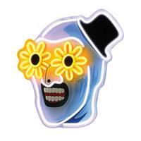 Art the Clown Neon LED Light-Up Sign  for Wall Decor, Dimmable Gamer Neon Light, USB Powered Gaming Lights for Man Cave, Bedr...