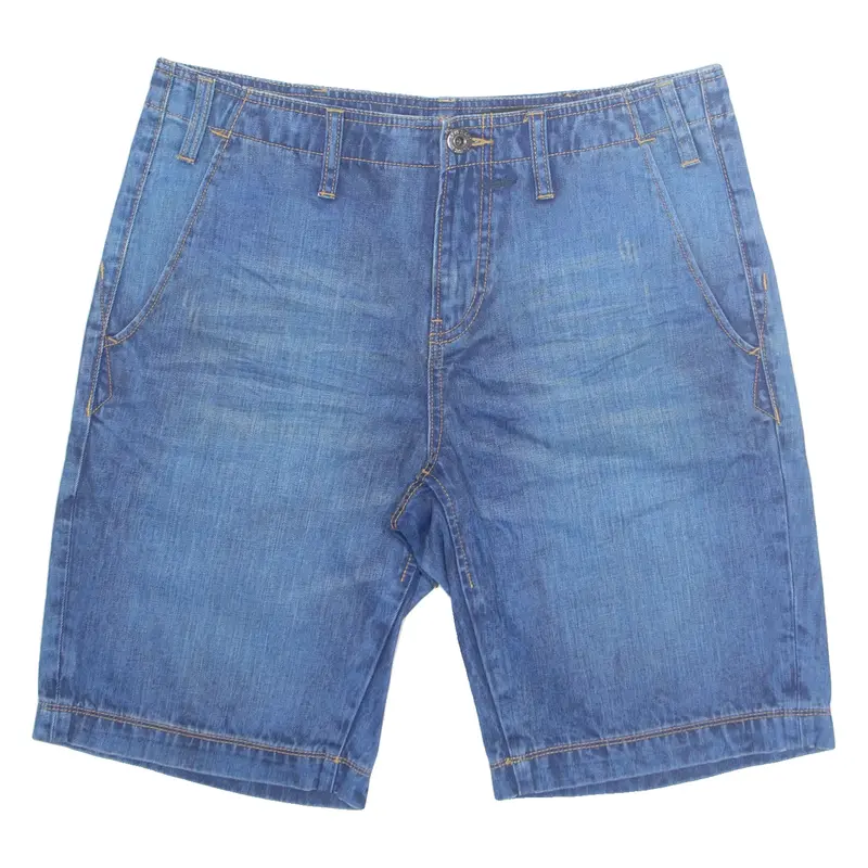 DKNY Mens Denim Shorts Blue M W32