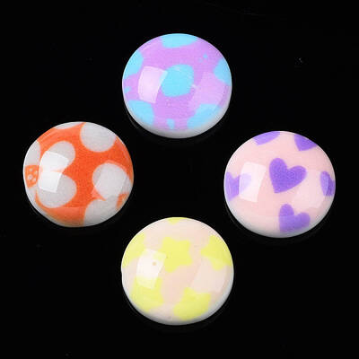Opaque Resin Cabochons