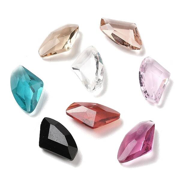 Pointed Back Glass Rhinestone Cabochons