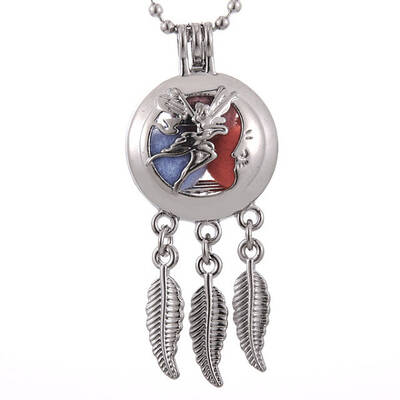 Alloy Diffuser Locket Pendants