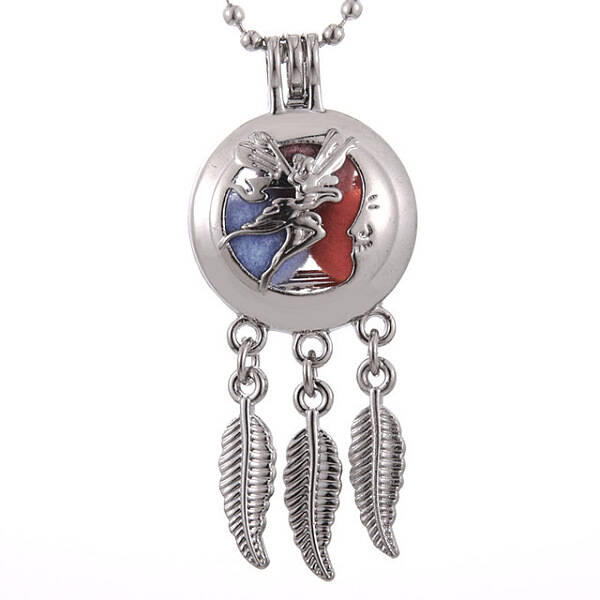 Alloy Diffuser Locket Pendants